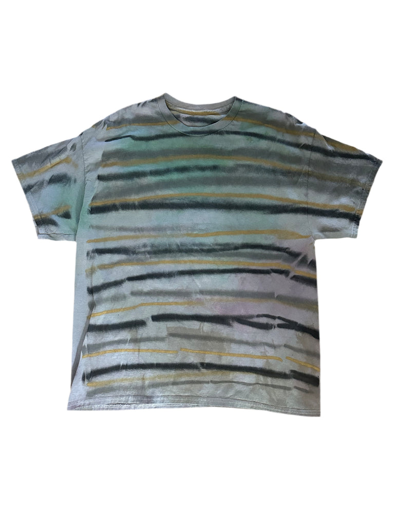 Sold out Thank you! -ALR Unisex USA Farmed Cotton Hand Dyed Striped Shirt