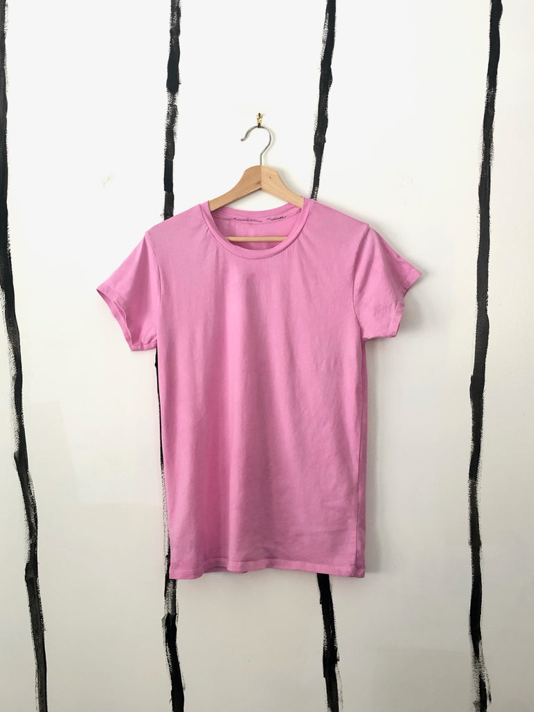 natural fabric dyed dragonfruit T-shirt