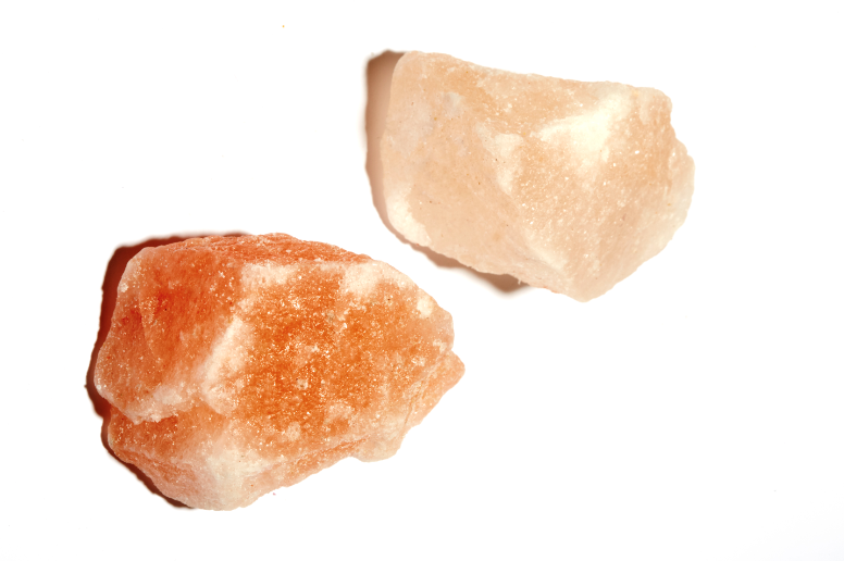 Himalayan sea salt rocks for organic fabric dye