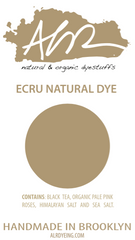 Ecru natural fabric dye eco friendly packaging