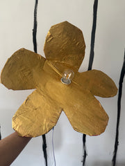 Gold Medium Simple Flower Aronomink Lamp