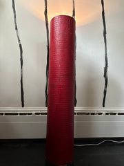 Medium Red Cylinder Aronomink Lamp