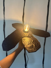 Eggplant Medium Simple Flower Aronomink Lamp