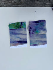 ALR Flowers, Indigo, and Bio Black Ribbon