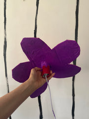 Red Medium Simple Flower Aronomink Lamp