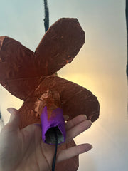 Black Small Simple Flower Aronomink Lamp