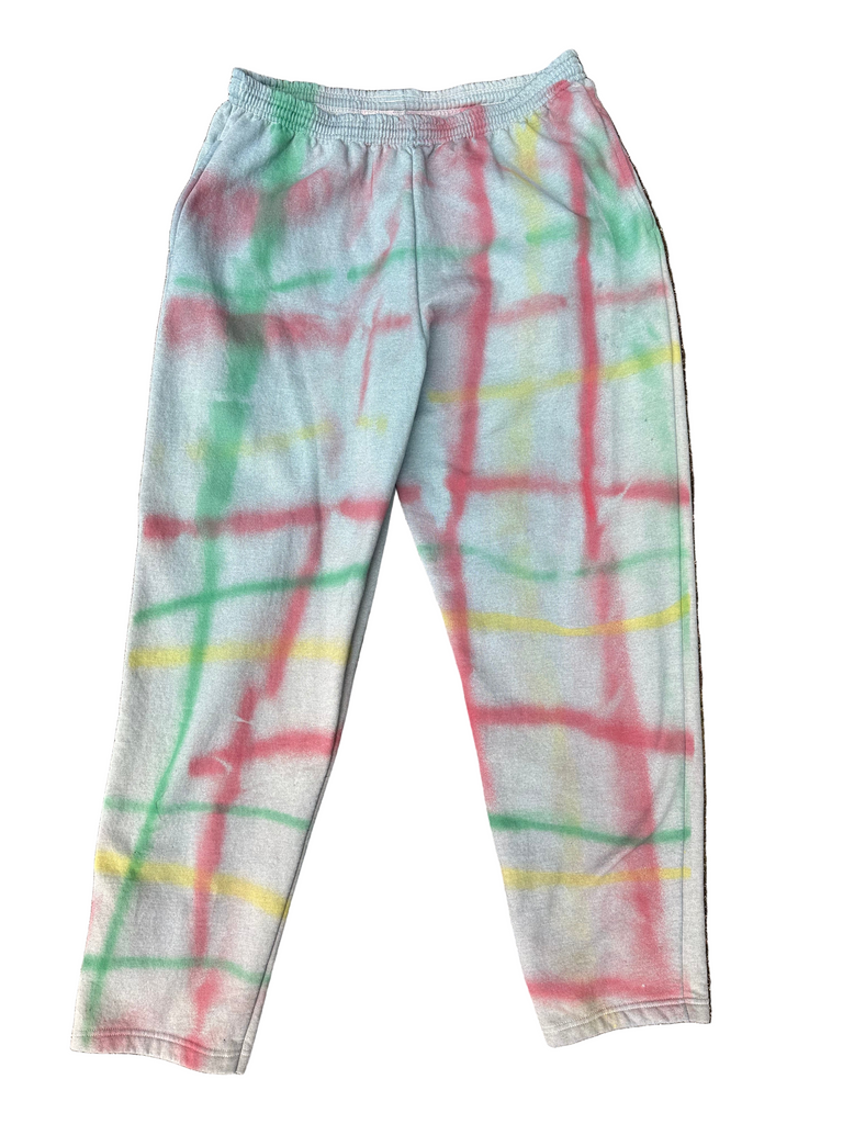 ALR Unisex Rad Plaid Straight Leg Cotton Sweatpants