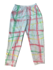 ALR Unisex Rad Plaid Straight Leg Cotton Sweatpants