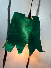 Small Green Mica Tulip Aronomink Lamp