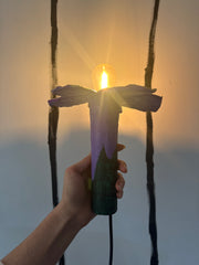 Ecru Extra Small Simple Flower Aronomink Lamp