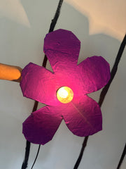 Purple Medium Simple Flower Aronomink Lamp