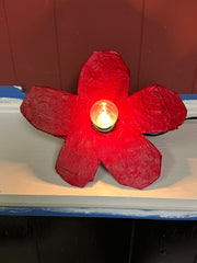Red Small Simple Flower Aronomink Lamp