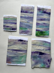 ALR Flowers, Indigo, and Bio Black Ribbon
