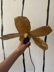 Eggplant Medium Simple Flower Aronomink Lamp