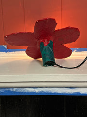 Red Small Simple Flower Aronomink Lamp