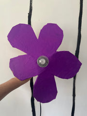 Purple Medium Simple Flower Aronomink Lamp