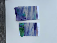 ALR Flowers, Indigo, and Bio Black Ribbon