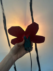 Red Small Simple Flower Aronomink Lamp