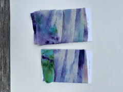 ALR Flowers, Indigo, and Bio Black Ribbon