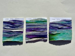 ALR Flowers, Indigo, and Bio Black Ribbon