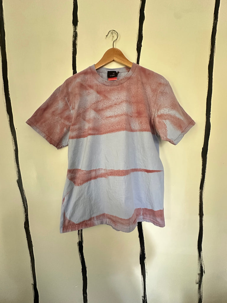 ALR Oversized Honduran Cotton One of a Kind Unisex Airbrush Stripes