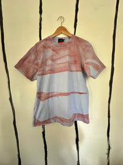 ALR Oversized Honduran Cotton One of a Kind Unisex Airbrush Stripes