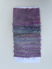 ALR Flowers, Indigo, and Bio Black Ribbon