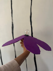Purple Medium Simple Flower Aronomink Lamp
