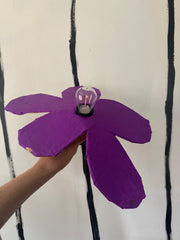 Purple Medium Simple Flower Aronomink Lamp