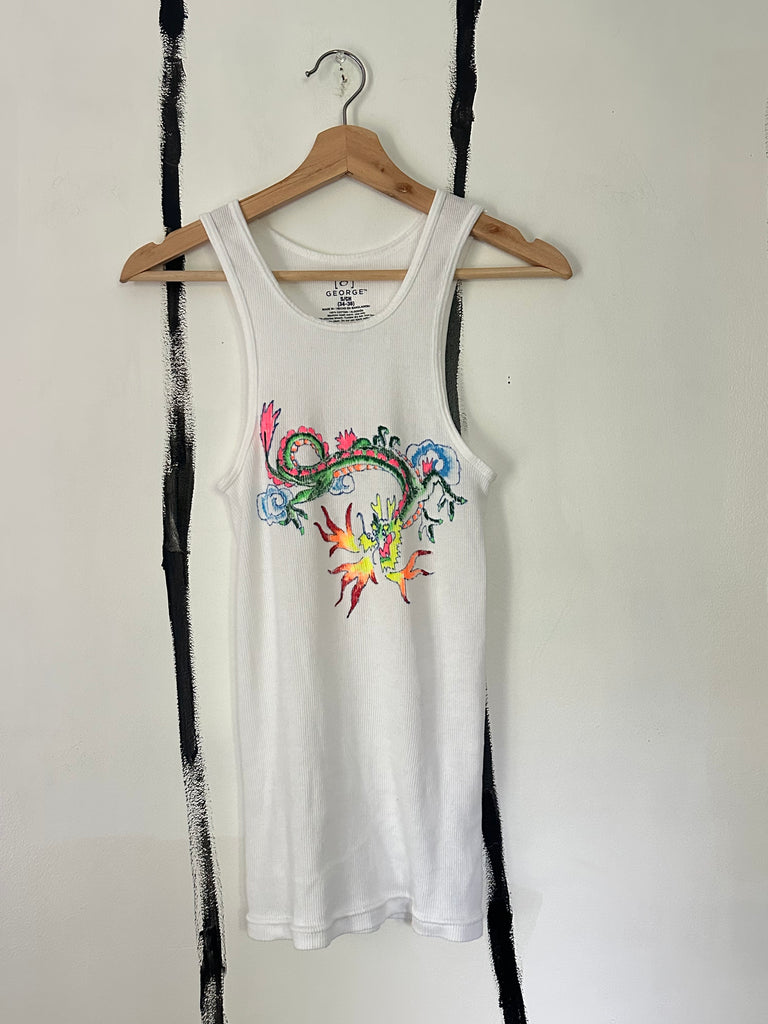 ALR hand drawn dragon tank