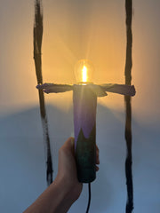 Ecru Extra Small Simple Flower Aronomink Lamp