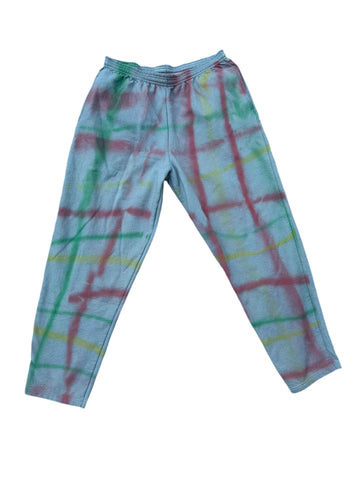 ALR Unisex Rad Plaid Straight Leg Cotton Sweatpants