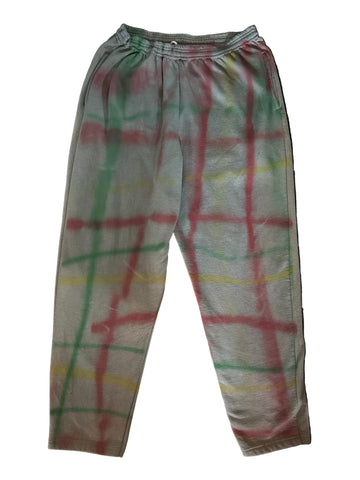 ALR Unisex Rad Plaid Straight Leg Cotton Sweatpants