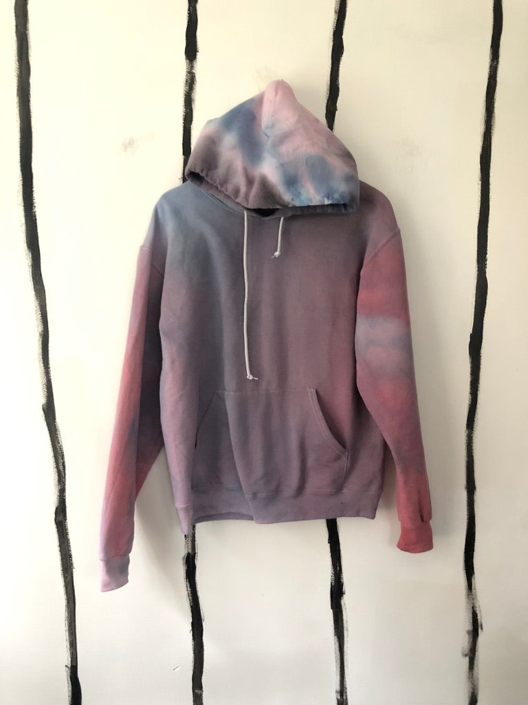 natural tie dye hoodie