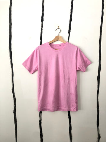 organic basics T-shirt in dragonfruit
