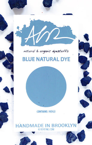 indigo organic fabric dye sustainable packaging
