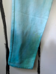 blue hombre effect on the organic basics sweatpants